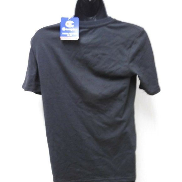 Champion Black Baseball T-Shirt Boys' Sizes 5/6 -18/20 - Picture 3 of 4